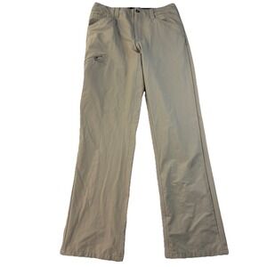 Patagonia Worn Wear Quandary Pants Regular Men's 32x30 Forge Beige Khaki Hiking